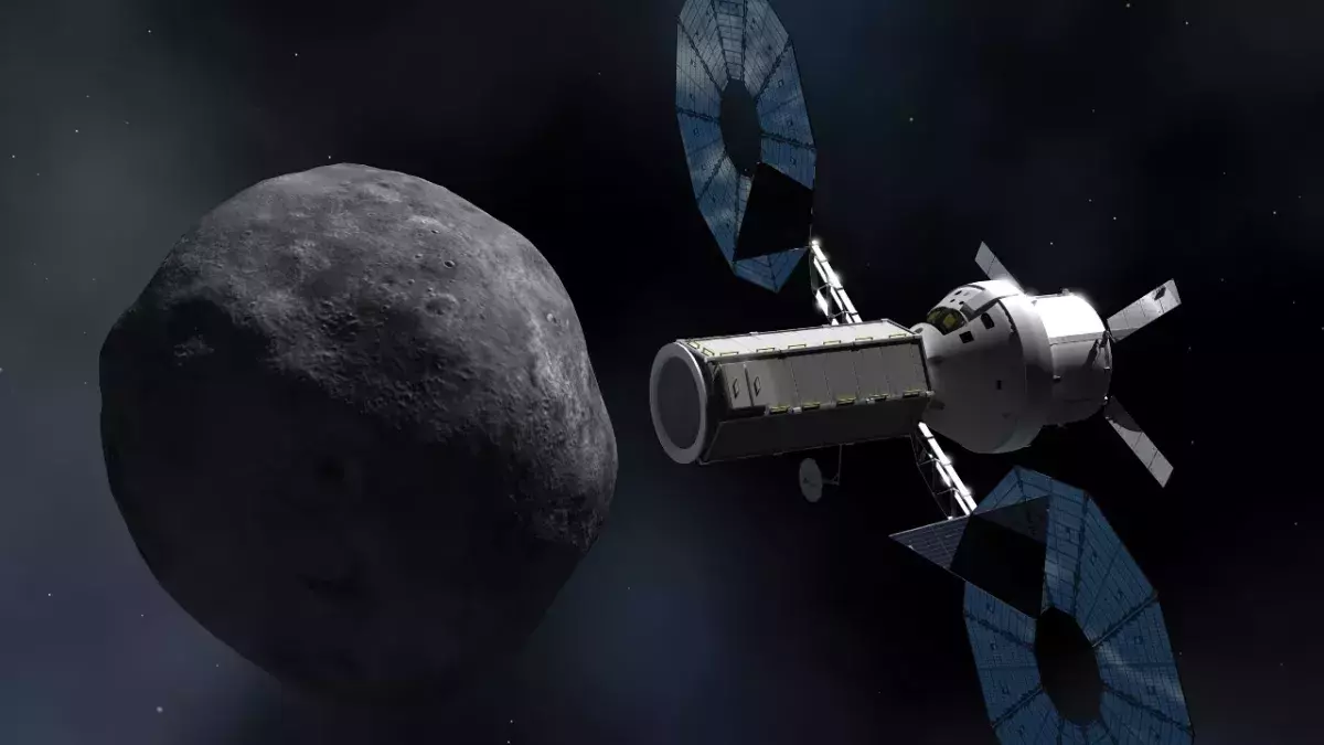 Asteroid charging towards Earth