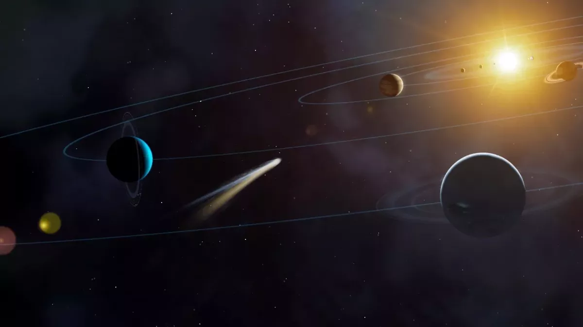 Asteroid charging towards Earth