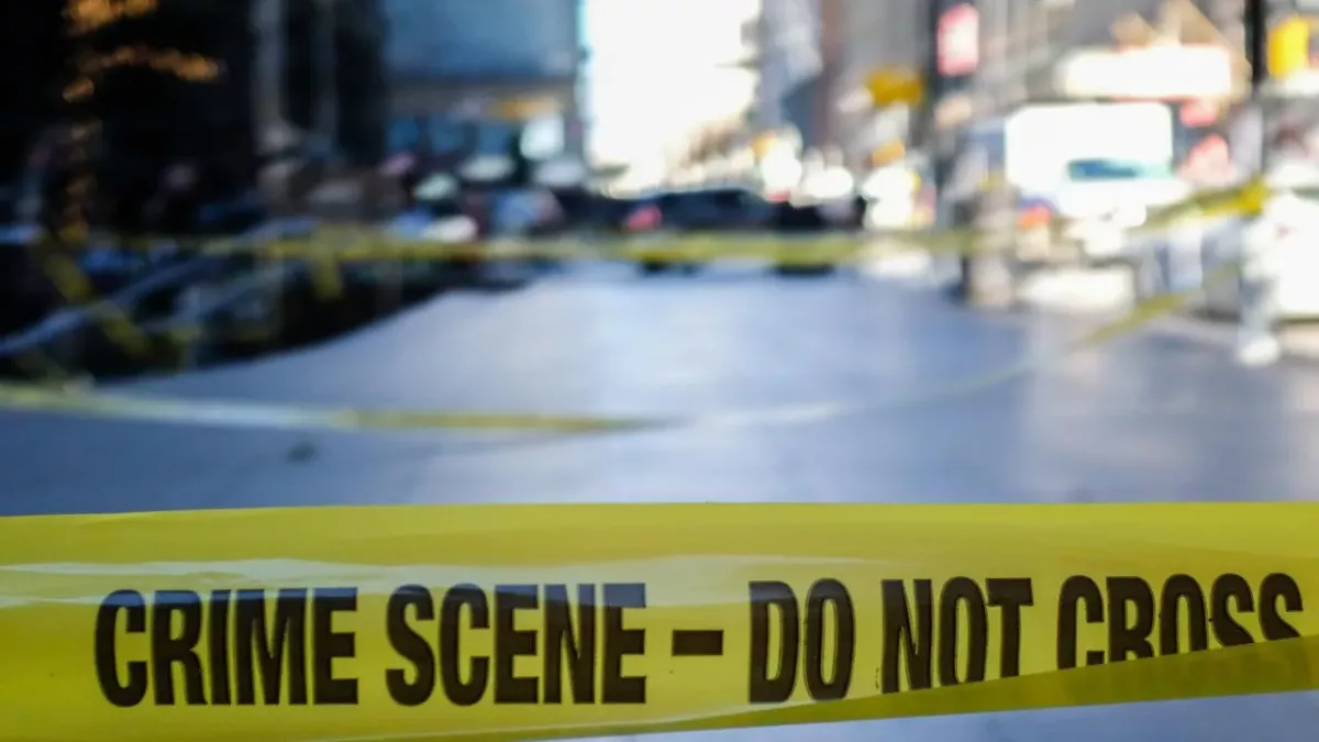 US crime scene