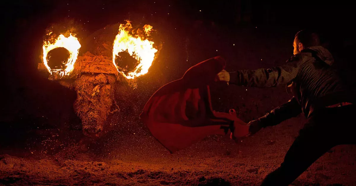 This Year In Spain, Live Bulls Are Set Alight