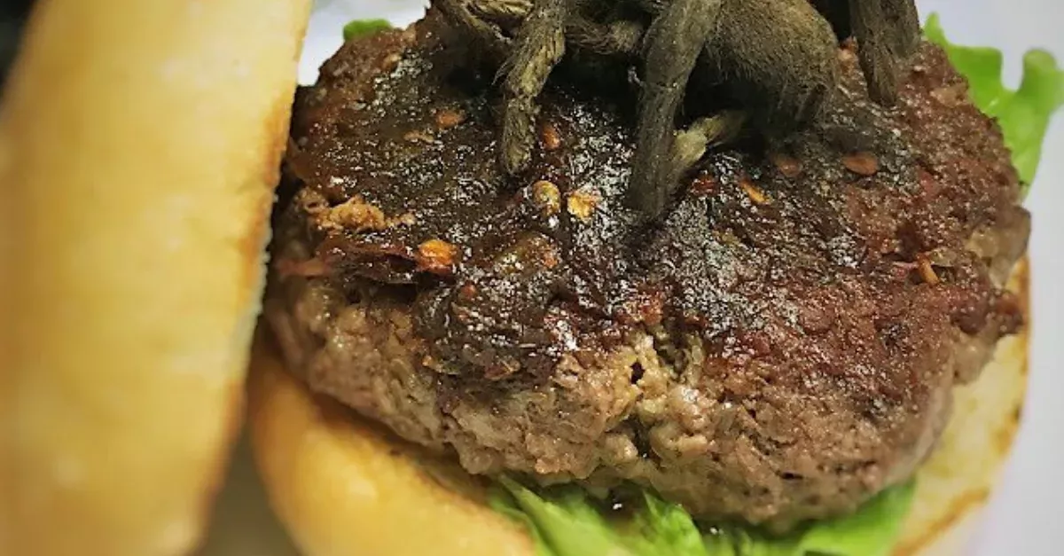 America's first tarantula burger