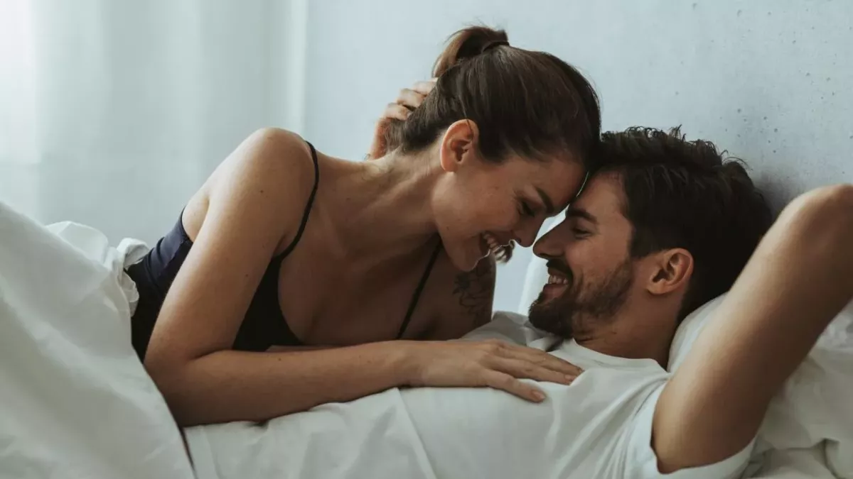 Couple in bed