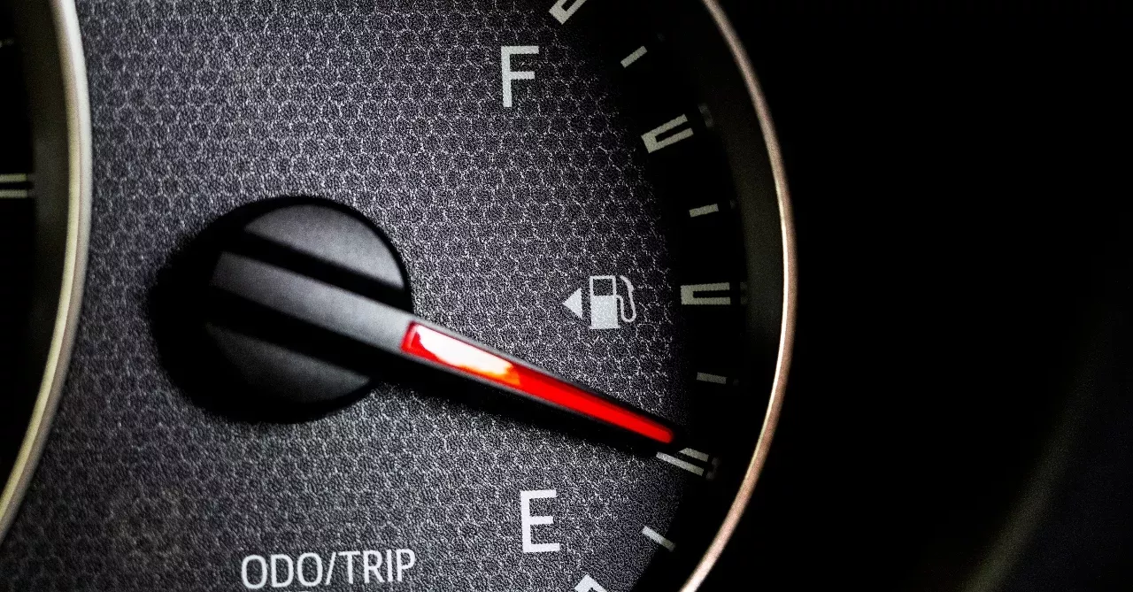 Empty gas tank