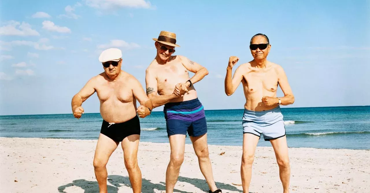 Secure your swimming trunks!