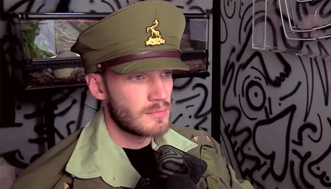 Pewdiepie nazi uniform