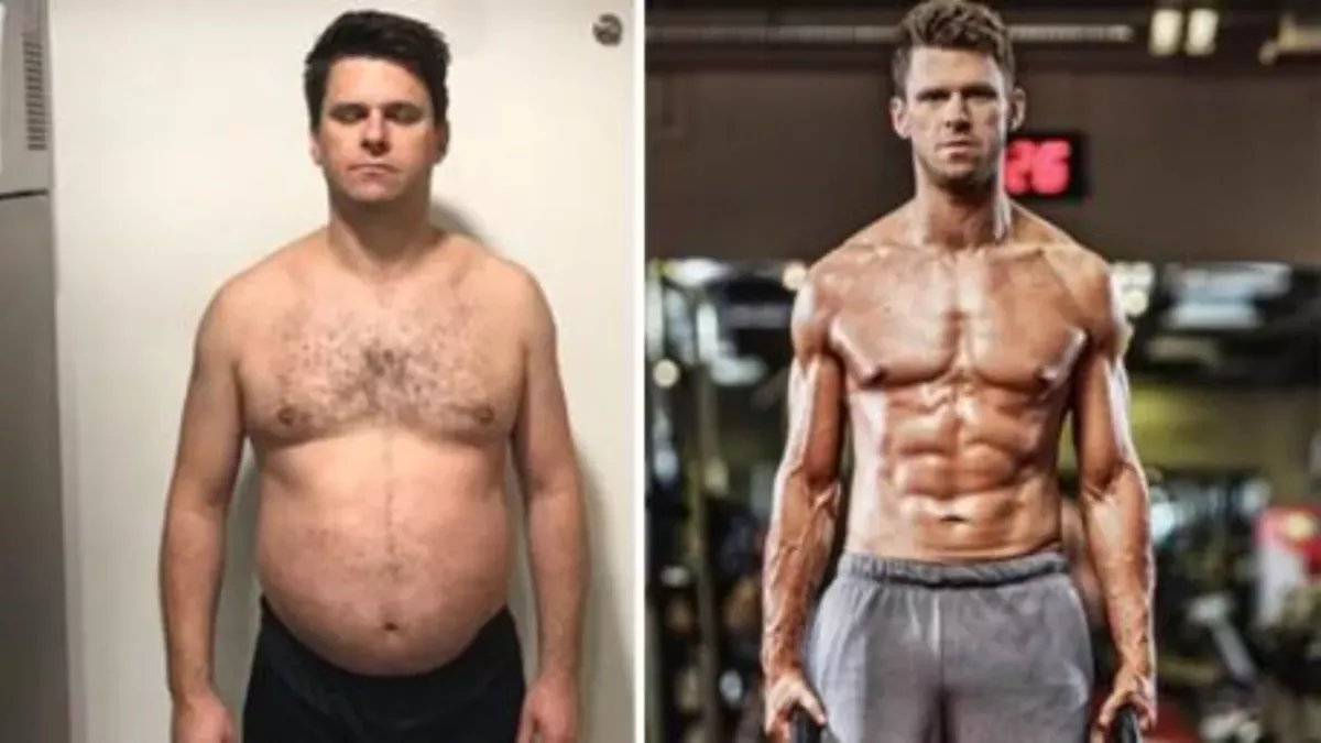 He lost 65 pounds in 6 months following one simple routine 