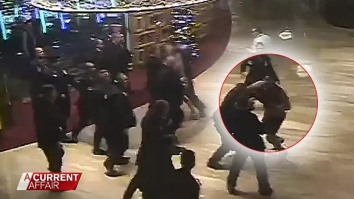 An MMA fighter vs. 12 security guards