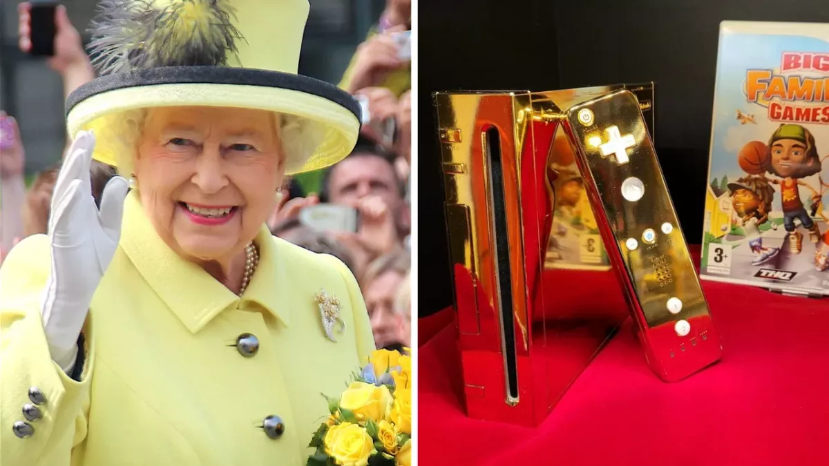 The Queen's gold-plated Wii is for sale on ebay