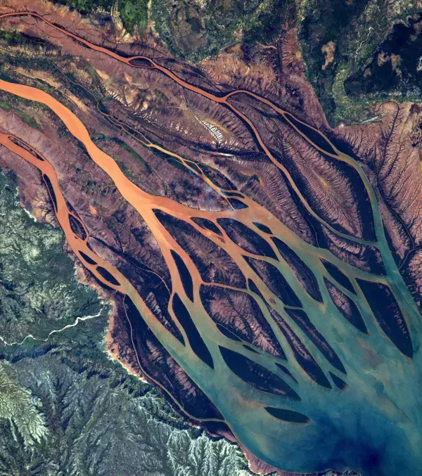 The Betsiboka River in Madagascar