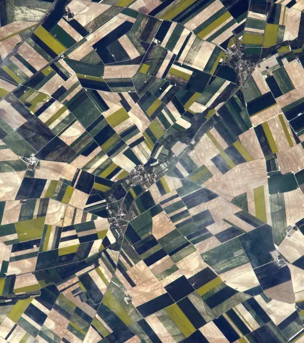 Fields in Picardie, France