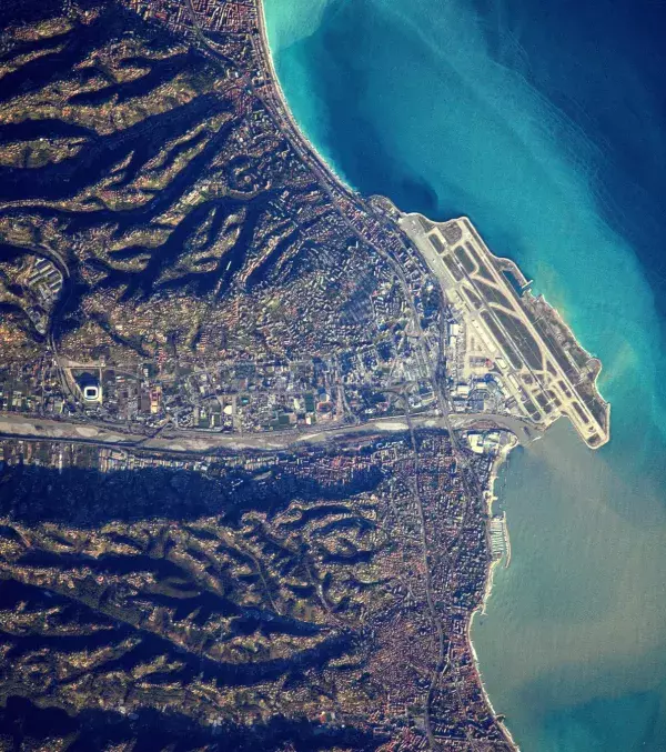 Nice airport, France