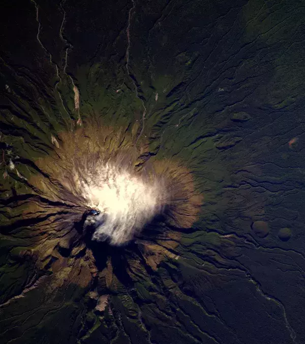 The Taranaki Volcano in New Zealand