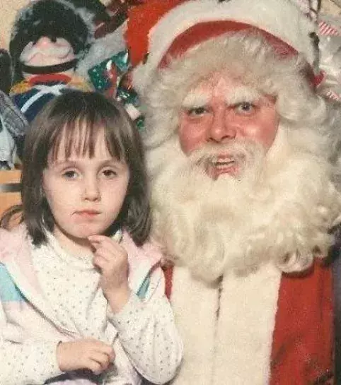 A diabolical Christmas for this little girl
