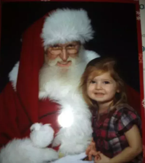 This Santa Claus looks a bit sadistic