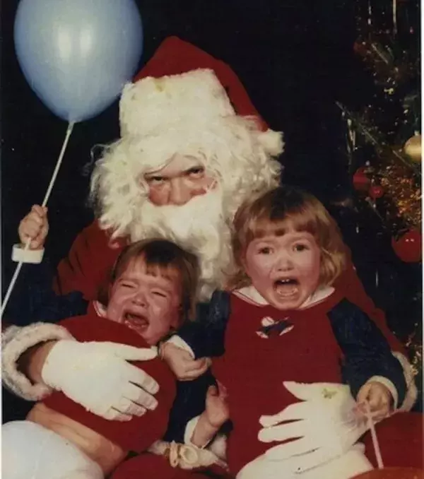 These children are having a Christmas that is not as joyful as they were expecting